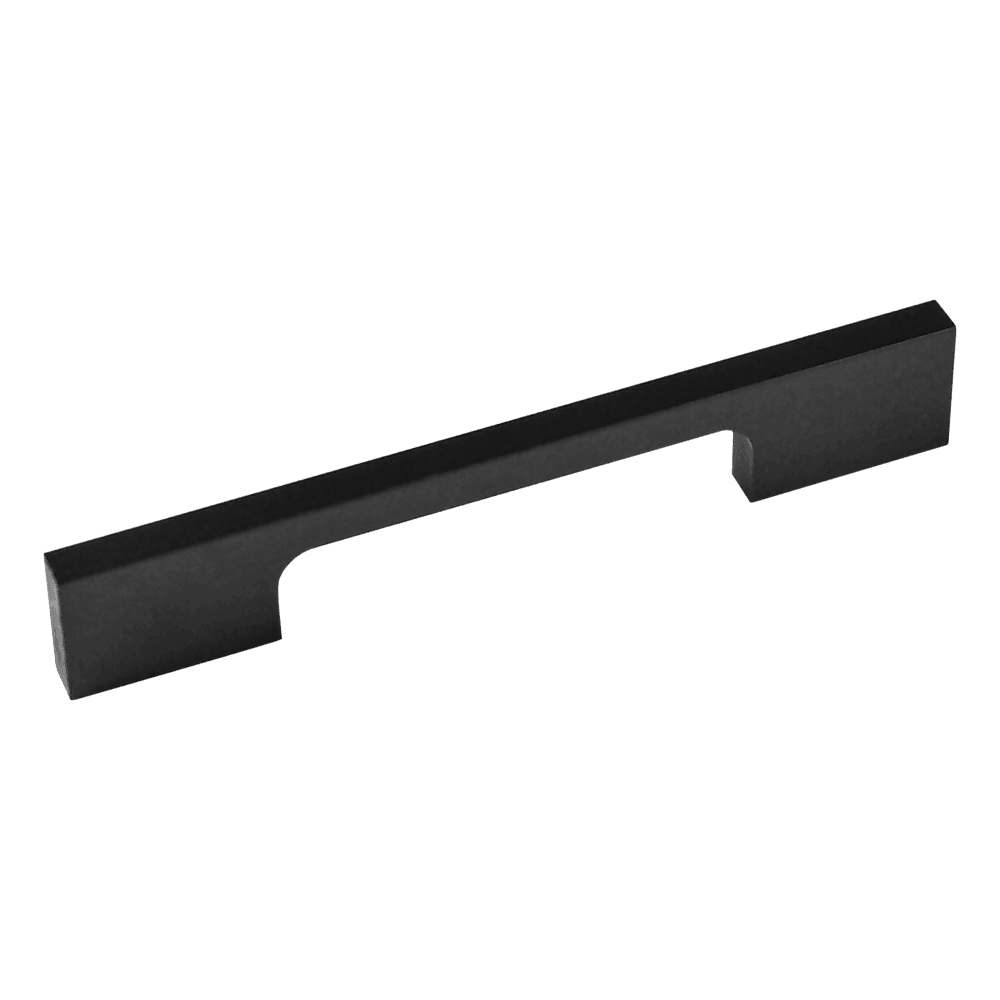 5 x 96mm Kitchen Handle Cabinet Cupboard Door Drawer Handles square Black furniture pulls - John Cootes