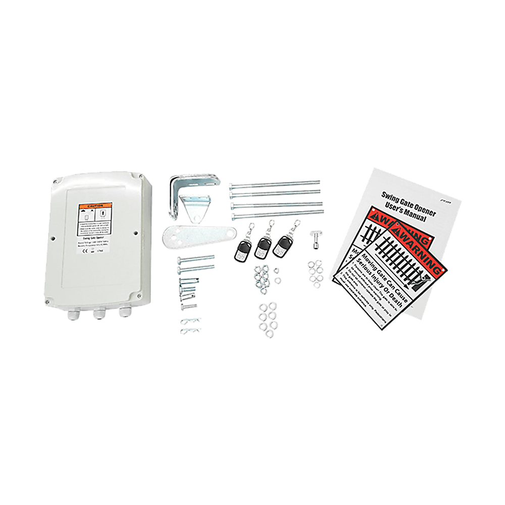 500KG 10W Solar Single Swing Auto Motor Remote Gate Opener - John Cootes