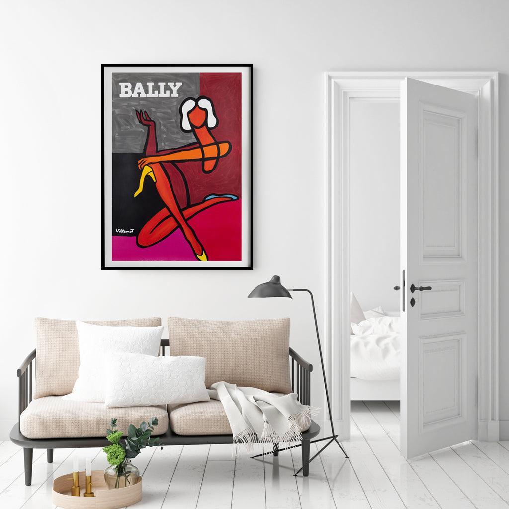 50cmx70cm Fashion Woman Black Frame Canvas Wall Art - John Cootes