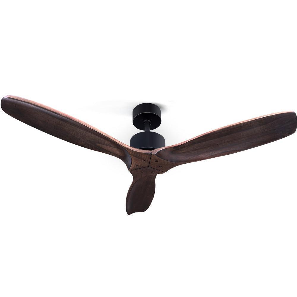 52'' Fan Remote Control 8H Timer 3 Speeds 3 Wooden Blades - John Cootes