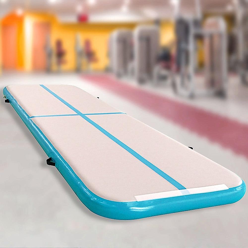 5m Inflatable Air Track Gym Mat Airtrack Tumbling Gymnastics Tumbling with Pump - John Cootes