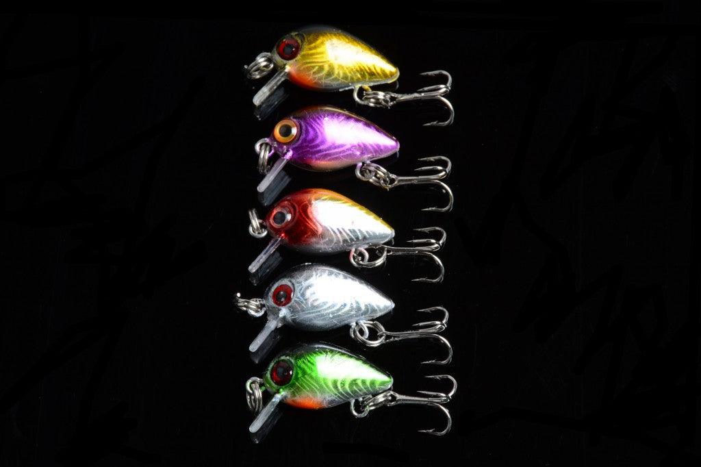 5x 3cm Popper Crank Bait Fishing Lure Lures Surface Tackle Saltwater - John Cootes