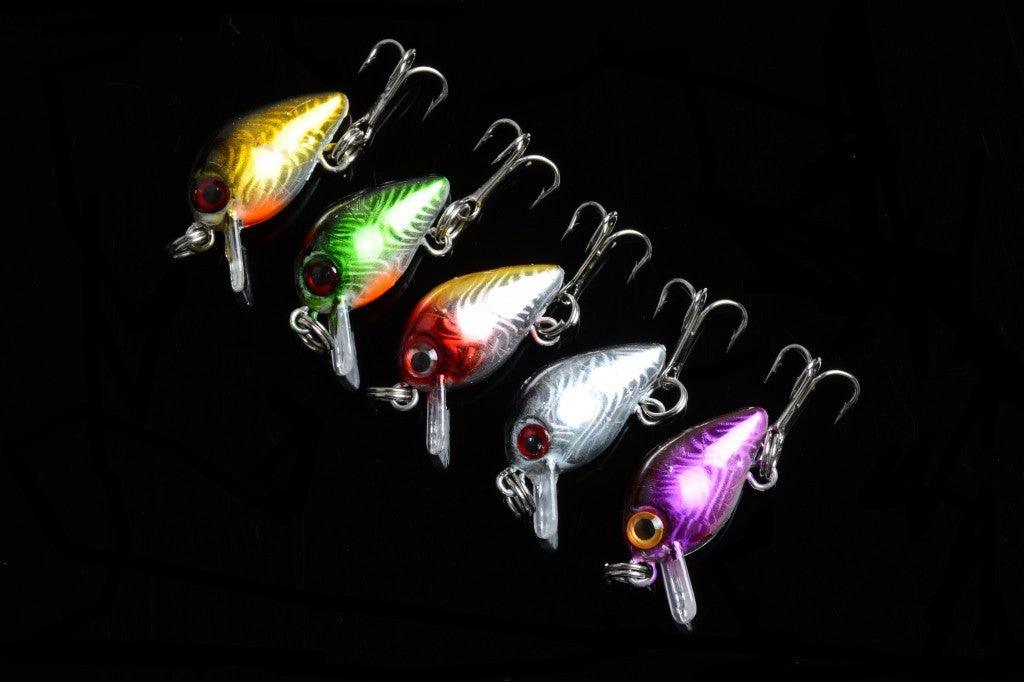 5x 3cm Popper Crank Bait Fishing Lure Lures Surface Tackle Saltwater - John Cootes