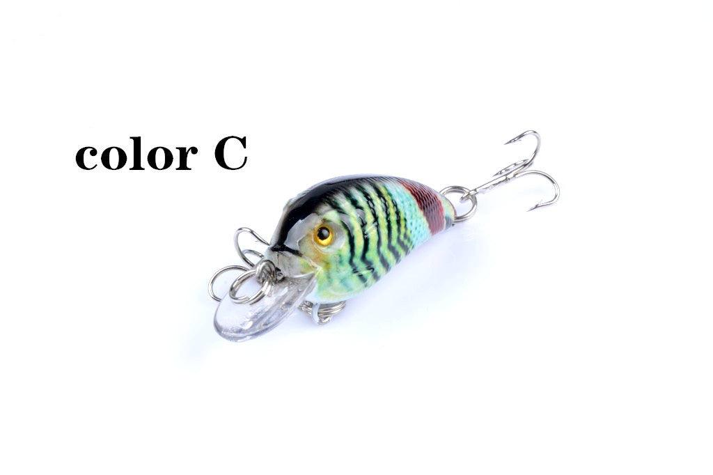 5x 4.5cm Popper Crank Bait Fishing Lure Lures Surface Tackle Saltwater - John Cootes
