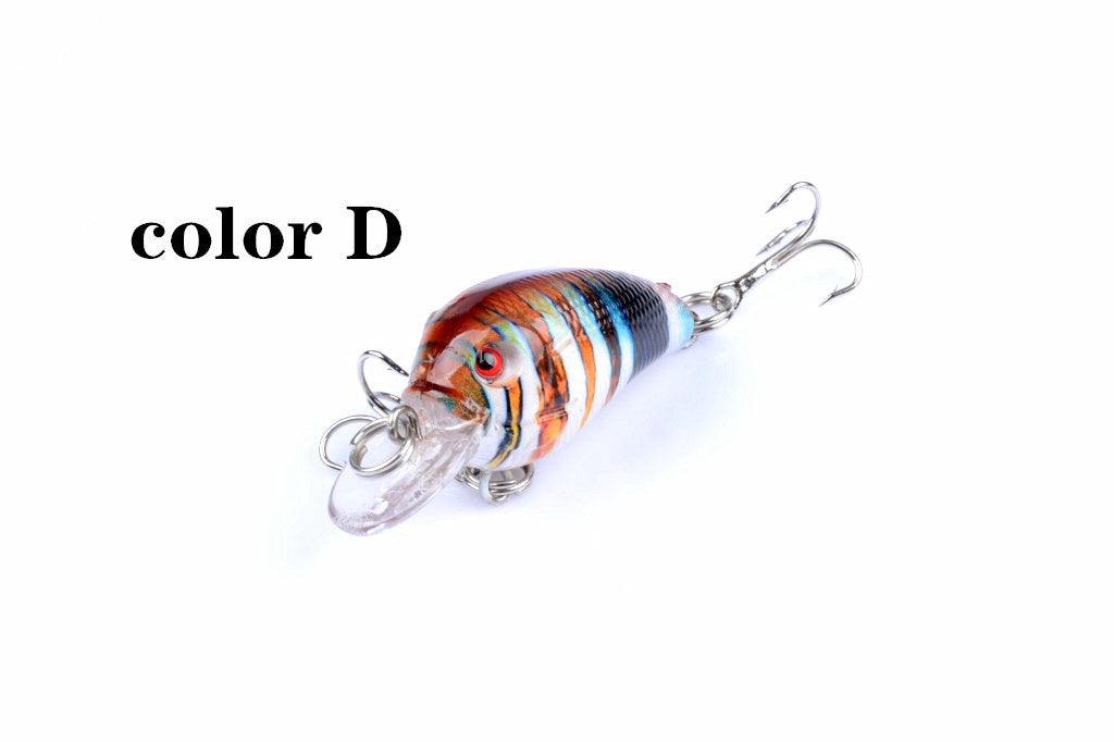 5x 4.5cm Popper Crank Bait Fishing Lure Lures Surface Tackle Saltwater - John Cootes