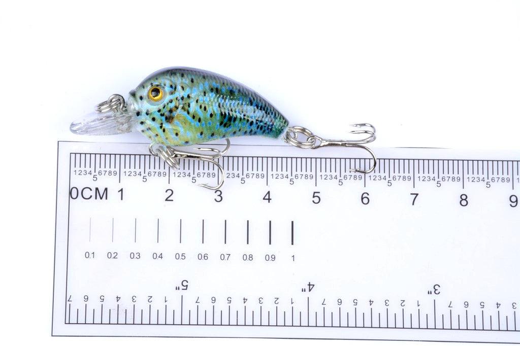 5x 4.5cm Popper Crank Bait Fishing Lure Lures Surface Tackle Saltwater - John Cootes
