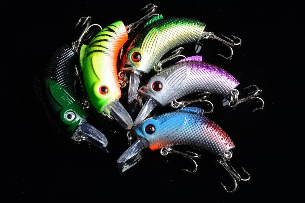 5x 5.5cm Popper Crank Bait Fishing Lure Lures Surface Tackle Saltwater - John Cootes