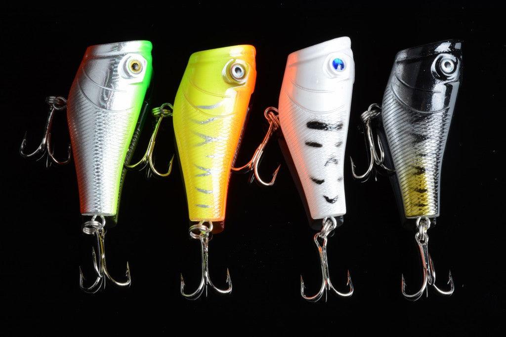 5X 5cm Popper Poppers Fishing Lure Lures Surface Tackle Fresh Saltwater - John Cootes