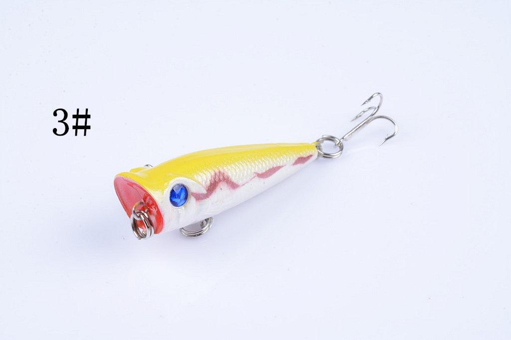 5X 5cm Popper Poppers Fishing Lure Lures Surface Tackle Fresh Saltwater - John Cootes