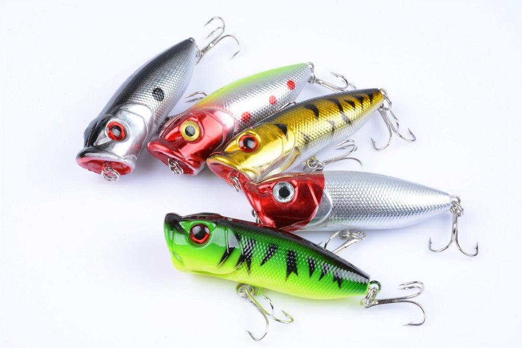 5X 6.5cm Popper Poppers Fishing Lure Lures Surface Tackle Fresh Saltwater - John Cootes