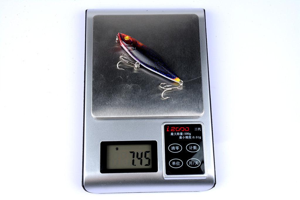 5X 7.5cm Popper Poppers Fishing Lure Lures Surface Tackle Fresh Saltwater - John Cootes