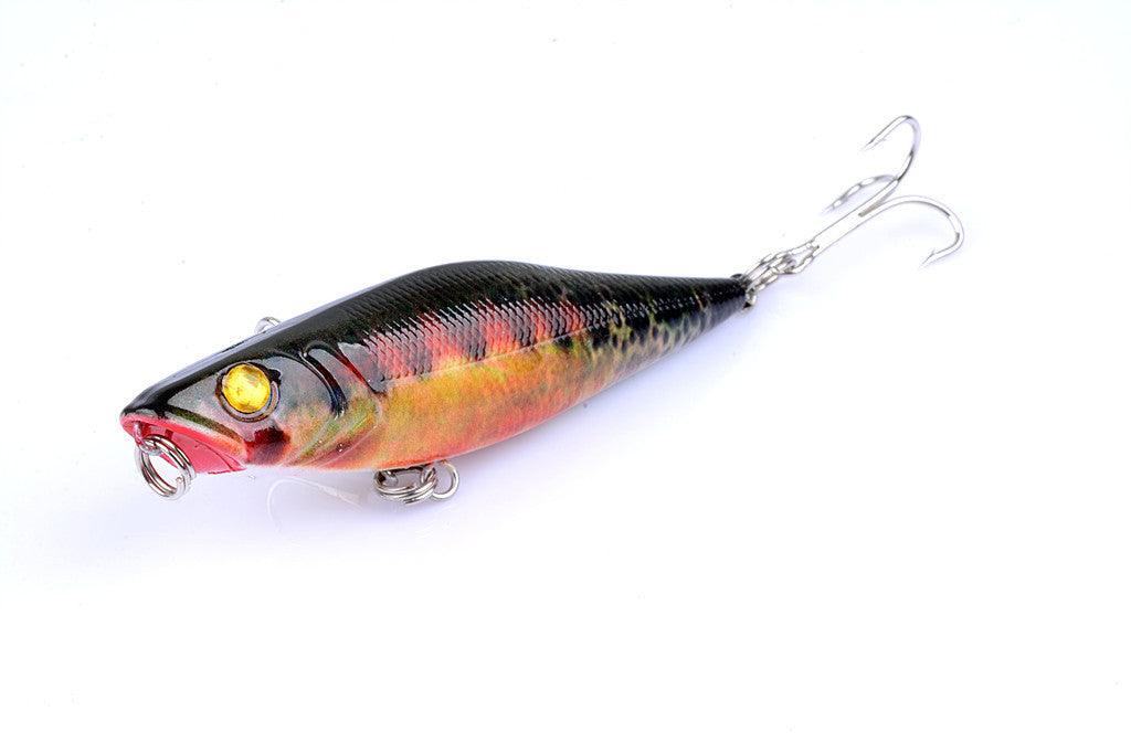 5X 7.5cm Popper Poppers Fishing Lure Lures Surface Tackle Fresh Saltwater - John Cootes