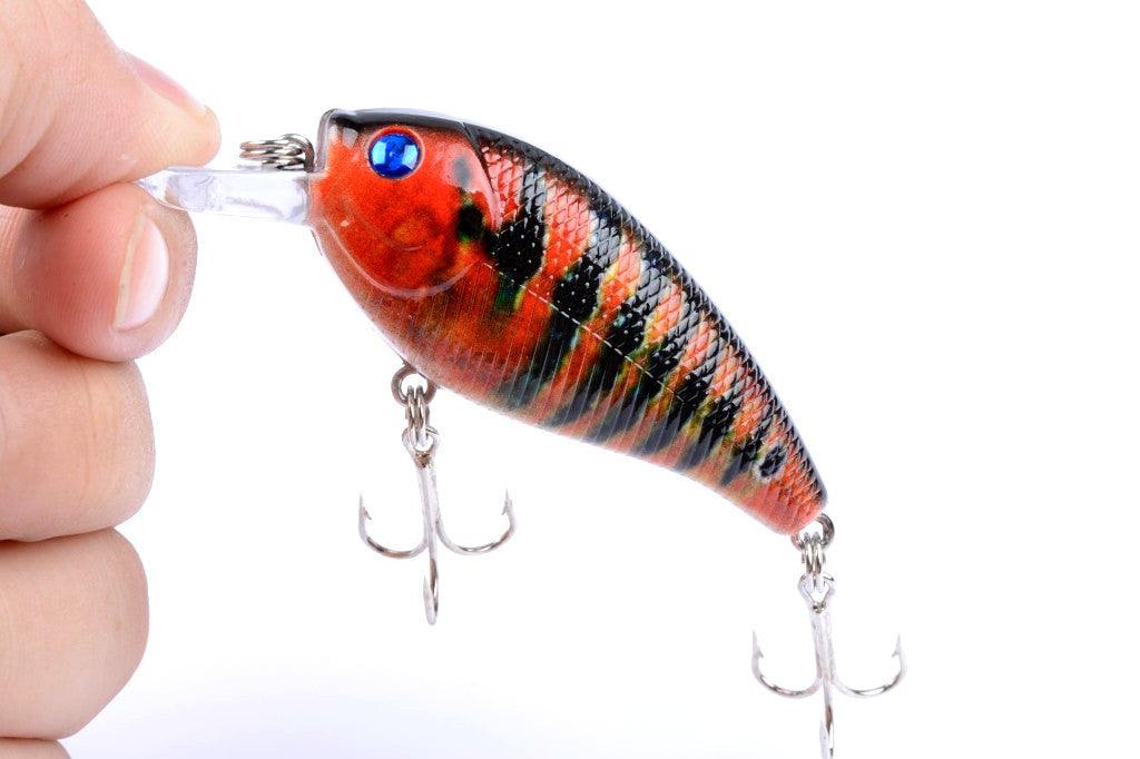 5x 7cm Popper Crank Bait Fishing Lure Lures Surface Tackle Saltwater - John Cootes