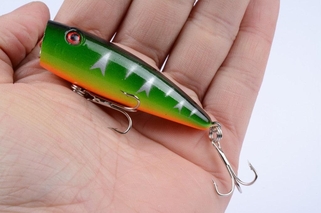 5X 7cm Popper Poppers Fishing Lure Lures Surface Tackle Fresh Saltwater - John Cootes