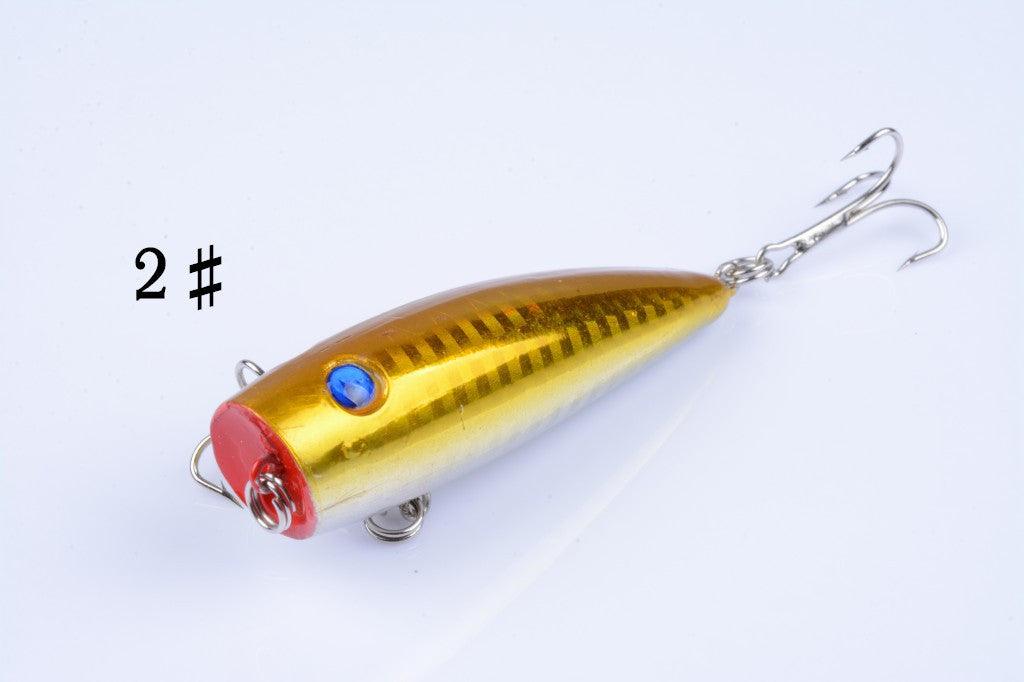 5X 7cm Popper Poppers Fishing Lure Lures Surface Tackle Fresh Saltwater - John Cootes