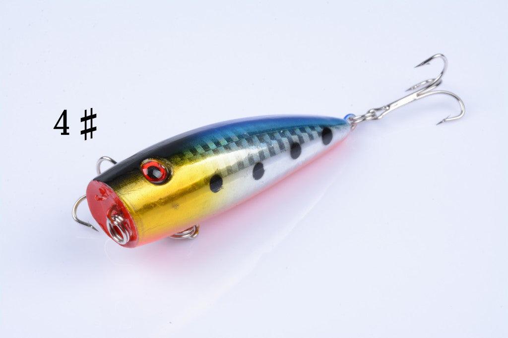 5X 7cm Popper Poppers Fishing Lure Lures Surface Tackle Fresh Saltwater - John Cootes