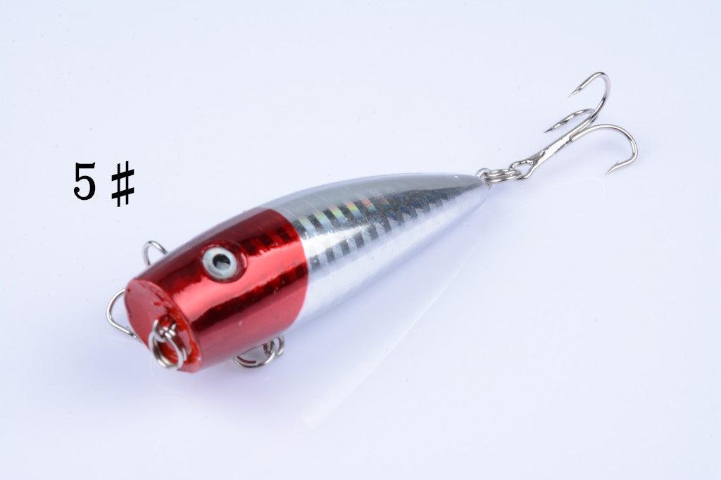 5X 7cm Popper Poppers Fishing Lure Lures Surface Tackle Fresh Saltwater - John Cootes