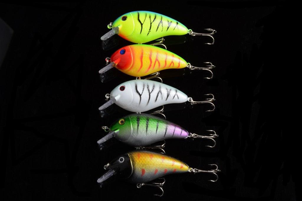 5x 8.5cm Popper Crank Bait Fishing Lure Lures Surface Tackle Saltwater - John Cootes