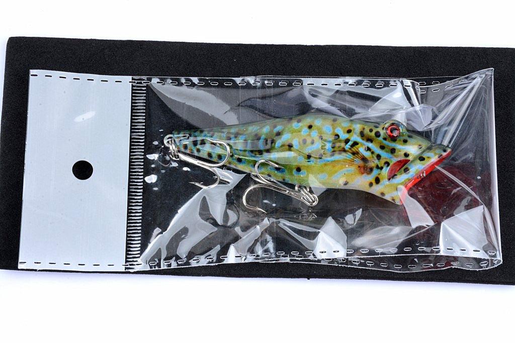 5X 8cm Popper Poppers Fishing Lure Lures Surface Tackle Fresh Saltwater - John Cootes