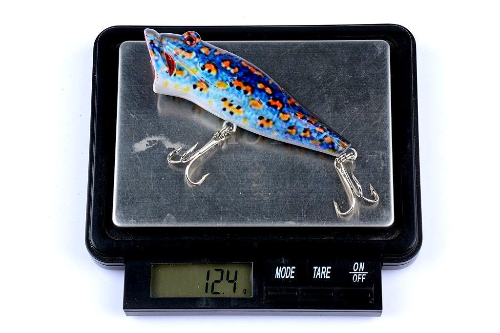 5X 8cm Popper Poppers Fishing Lure Lures Surface Tackle Fresh Saltwater - John Cootes