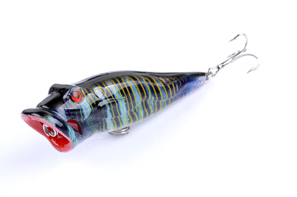 5X 8cm Popper Poppers Fishing Lure Lures Surface Tackle Fresh Saltwater - John Cootes