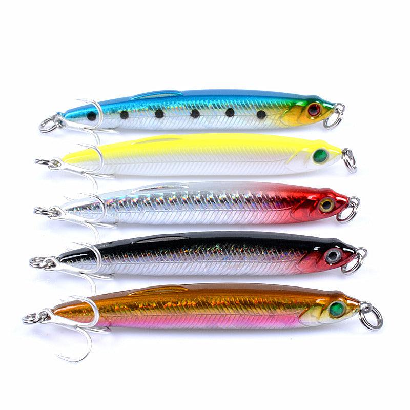 5x Pencil minnow 7.5cm Fishing Lure Lures Surface Tackle Fresh Saltwater - John Cootes