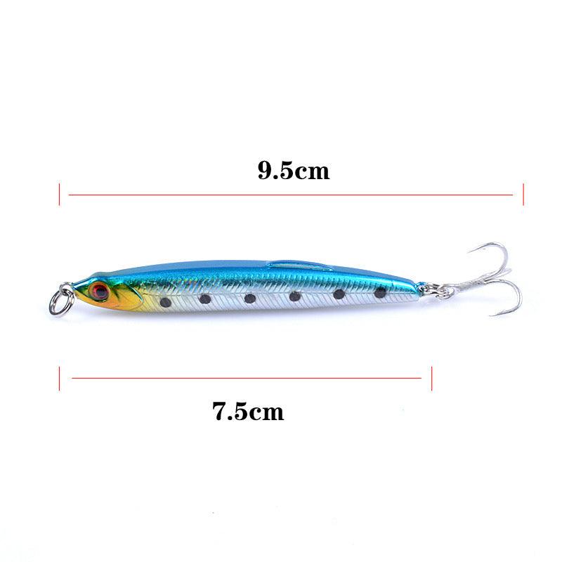 5x Pencil minnow 7.5cm Fishing Lure Lures Surface Tackle Fresh Saltwater - John Cootes