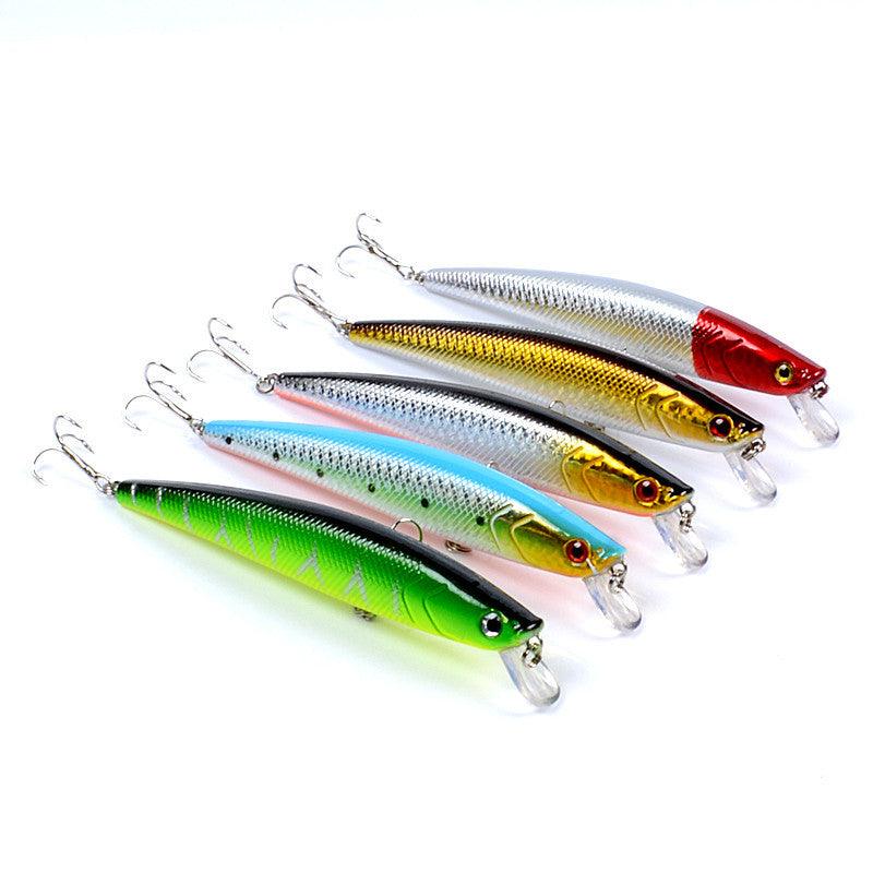 5x Popper Minnow 13cm Fishing Lure Lures Surface Tackle Fresh Saltwater - John Cootes