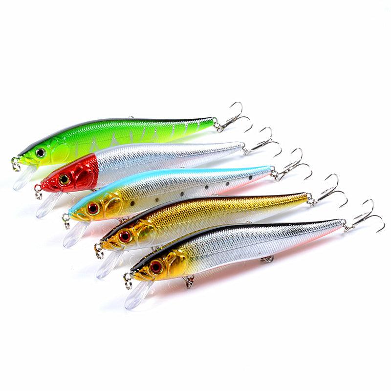 5x Popper Minnow 14cm Fishing Lure Lures Surface Tackle Fresh Saltwater - John Cootes