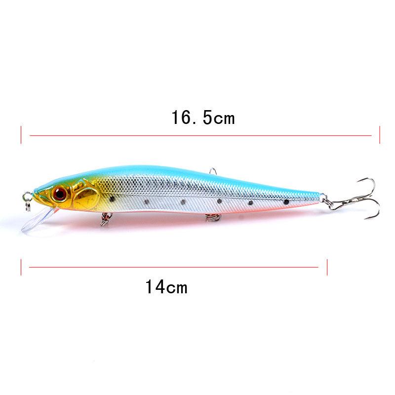 5x Popper Minnow 14cm Fishing Lure Lures Surface Tackle Fresh Saltwater - John Cootes