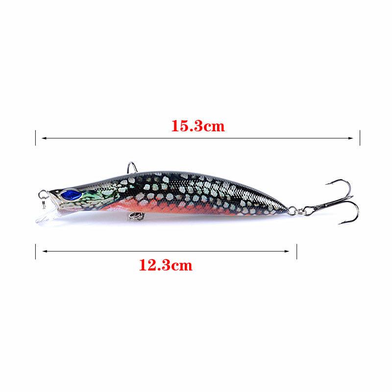 5X Popper Poppers 12.3cm Fishing Lure Lures Surface Tackle Fresh Saltwater - John Cootes