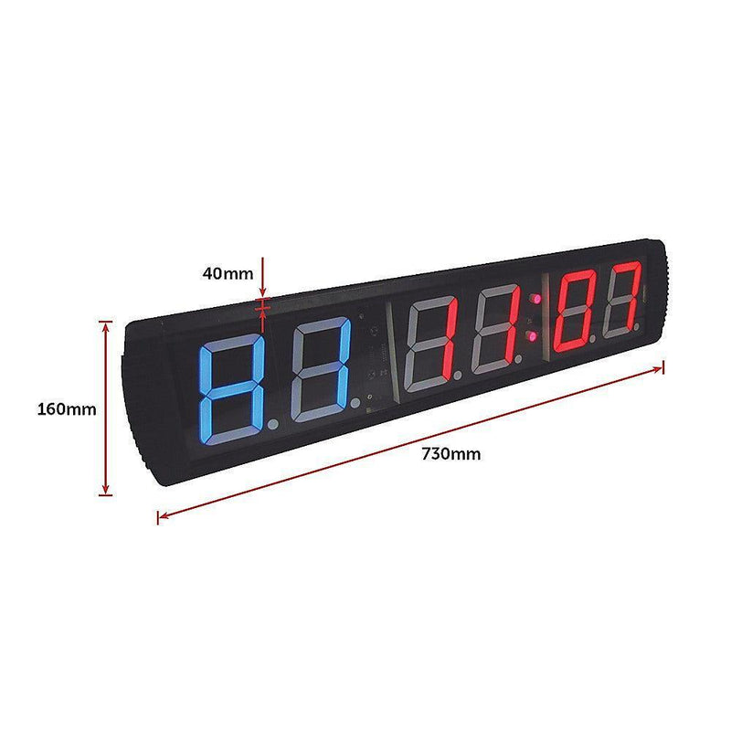 6 Digit Digital Timer Interval Fitness Clock - John Cootes