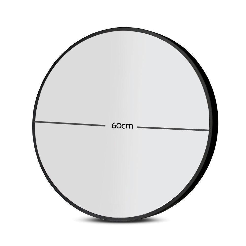 60cm Frameless Round Wall Mirror - John Cootes