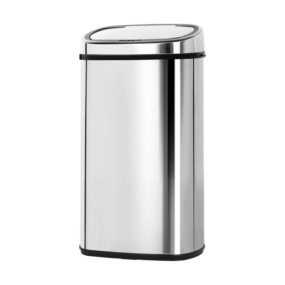 68L Stainless Steel Motion Sensor Rubbish Bin - John Cootes