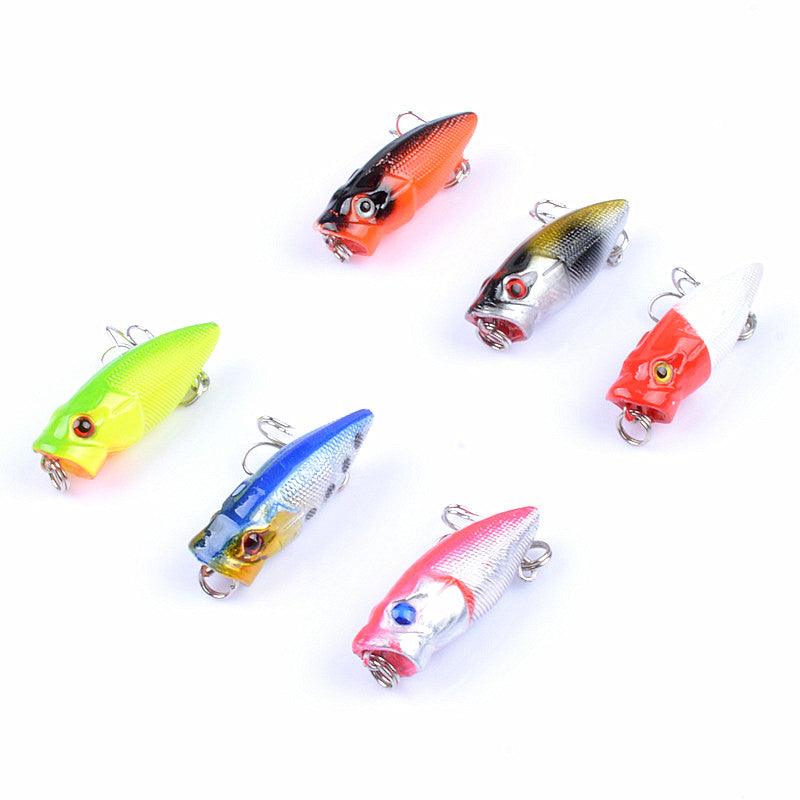 6X 3.5cm Popper Poppers Fishing Hard Lure Lures Surface Tackle Fresh Saltwater - John Cootes