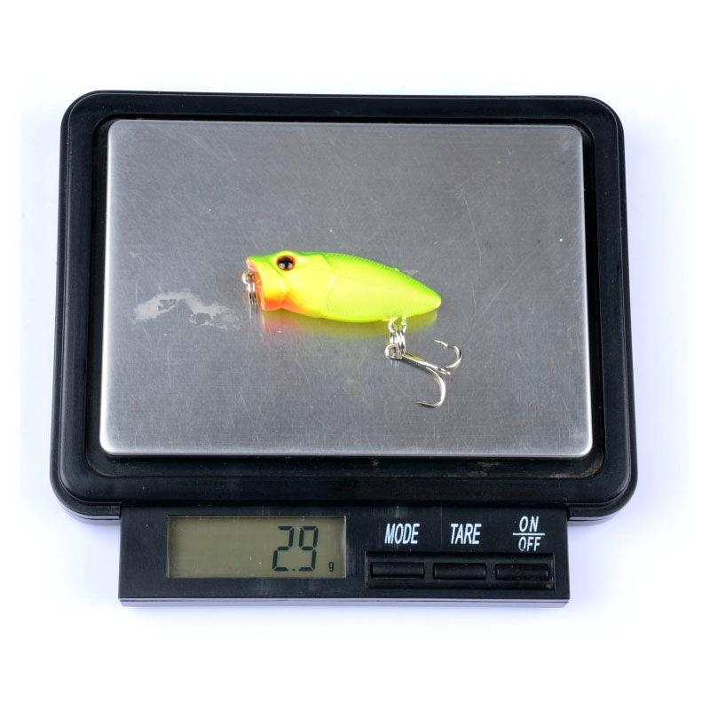 6X 3.5cm Popper Poppers Fishing Hard Lure Lures Surface Tackle Fresh Saltwater - John Cootes