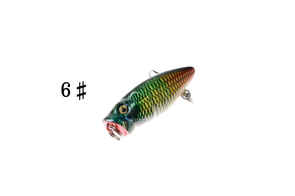 6X 3.5cm Popper Poppers Fishing Lure Lures Surface Tackle Fresh Saltwater - John Cootes