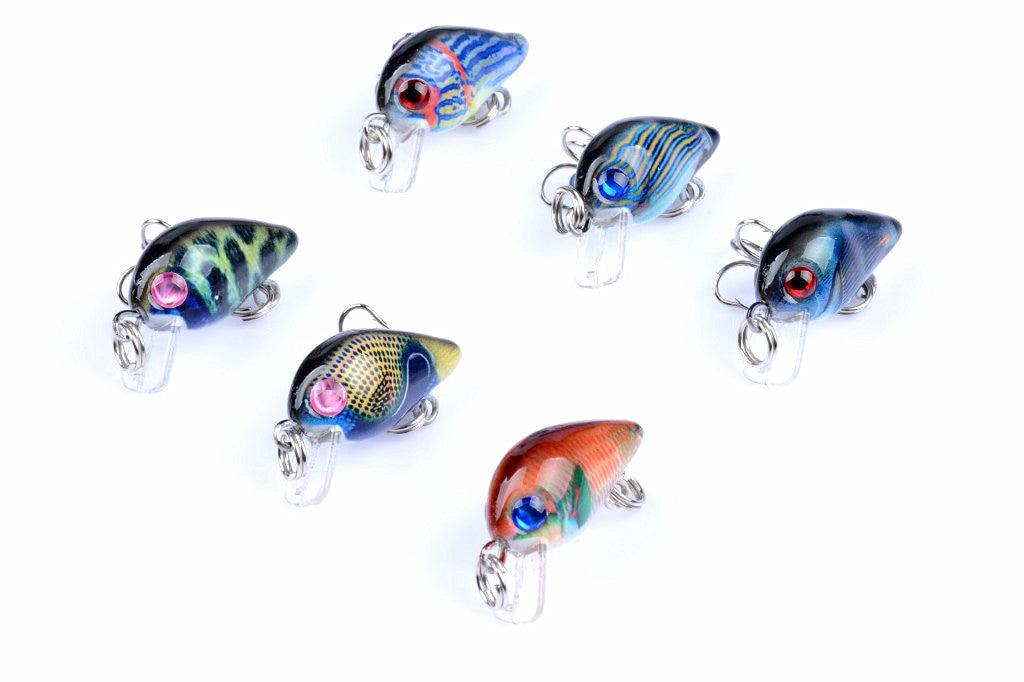 6x 3cm Popper Crank Bait Fishing Lure Lures Surface Tackle Saltwater - John Cootes