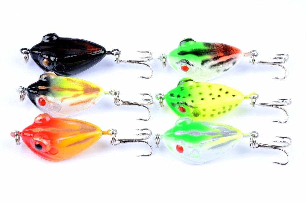 6X 4cm Popper Poppers Fishing Lure Lures Surface Tackle Fresh Saltwater - John Cootes