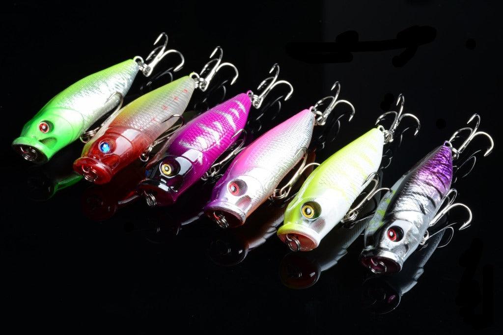 6X 6.5cm Popper Poppers Fishing Lure Lures Surface Tackle Fresh Saltwater - John Cootes