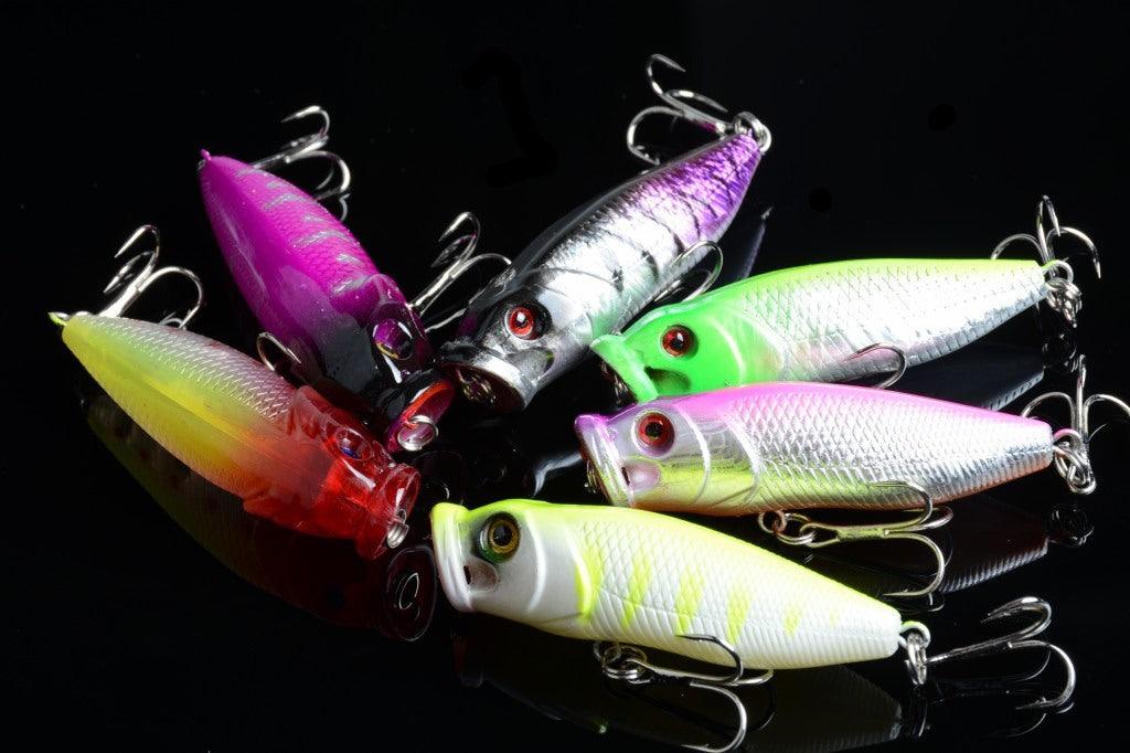 6X 6.5cm Popper Poppers Fishing Lure Lures Surface Tackle Fresh Saltwater - John Cootes