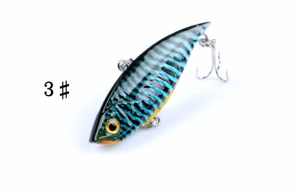 6x 6.5cm Vib Bait Fishing Lure Lures Hook Tackle Saltwater - John Cootes