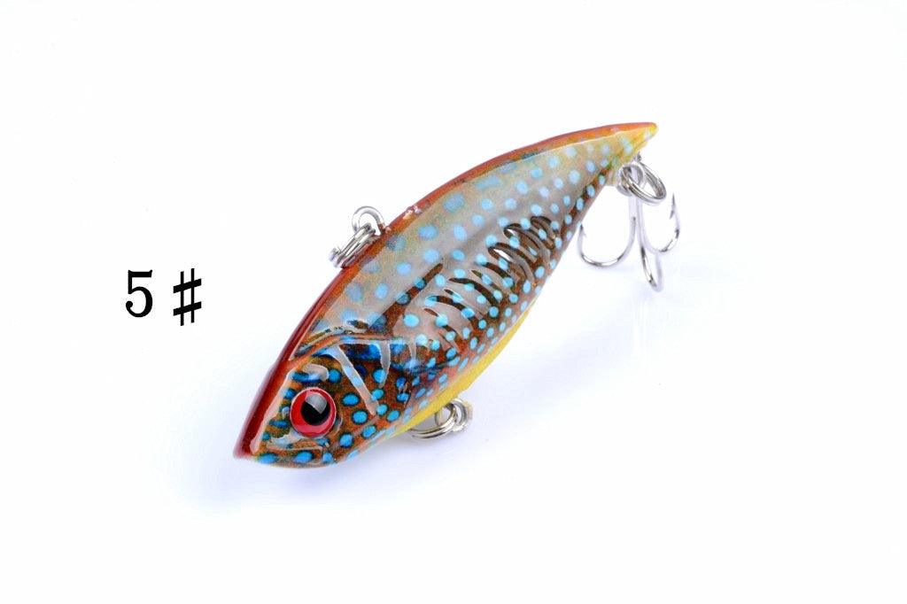 6x 6.5cm Vib Bait Fishing Lure Lures Hook Tackle Saltwater - John Cootes