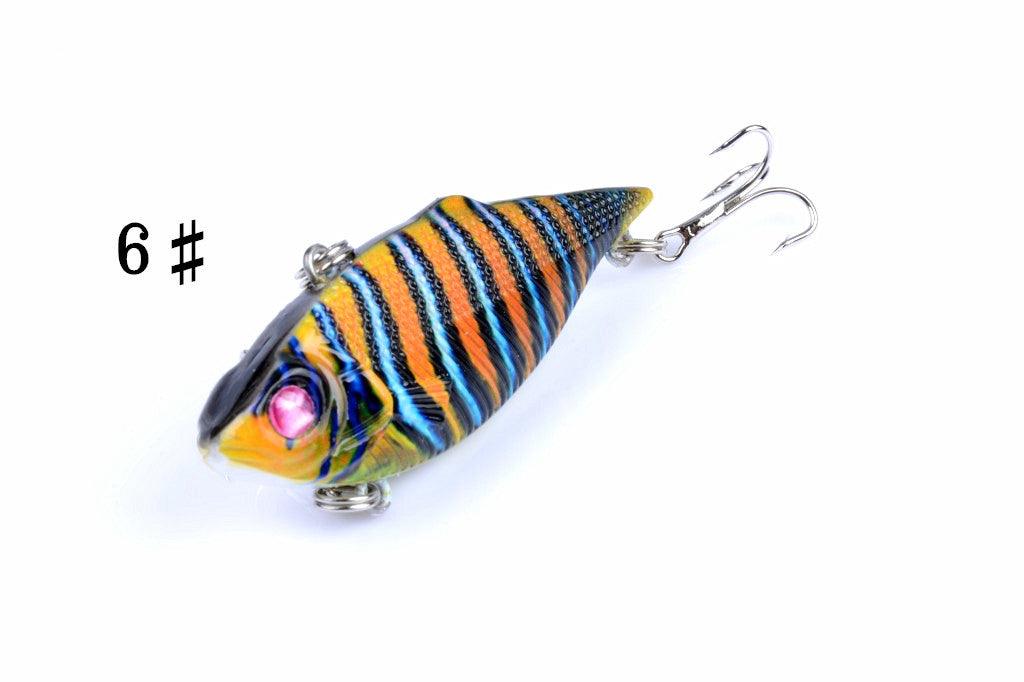 6x 6.5cm Vib Bait Fishing Lure Lures Hook Tackle Saltwater - John Cootes