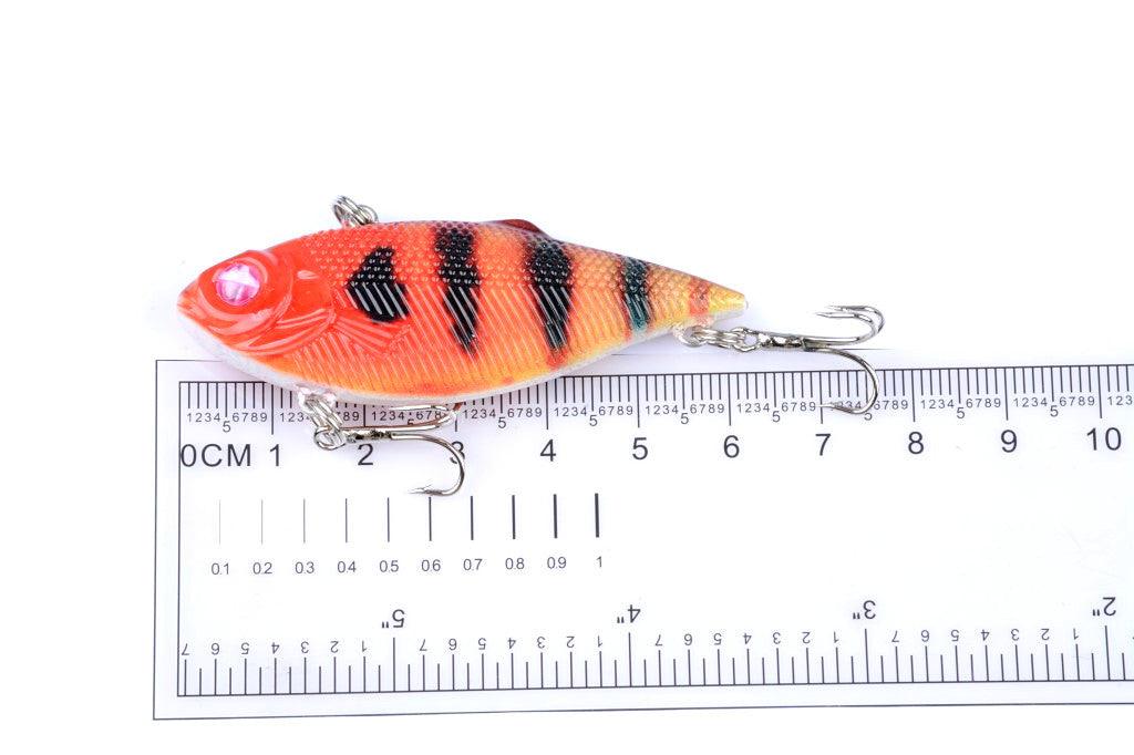 6x 6.5cm Vib Bait Fishing Lure Lures Hook Tackle Saltwater - John Cootes