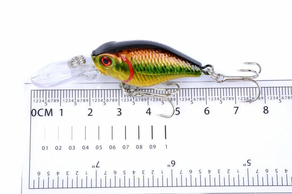 6x 6cm Popper Crank Bait Fishing Lure Lures Surface Tackle Saltwater - John Cootes