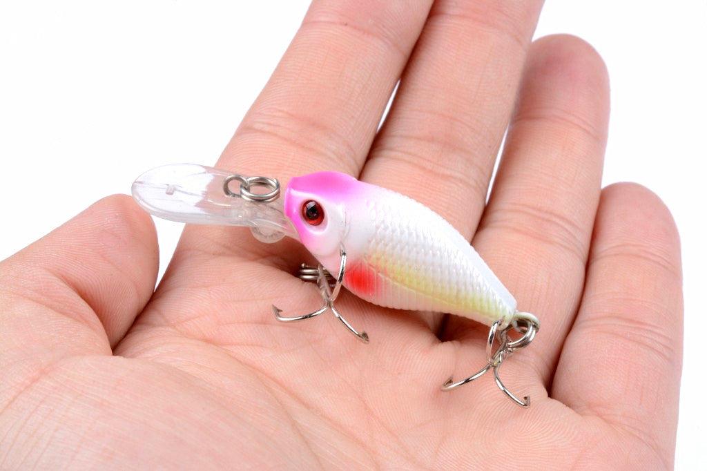 6x 6cm Popper Crank Bait Fishing Lure Lures Surface Tackle Saltwater - John Cootes