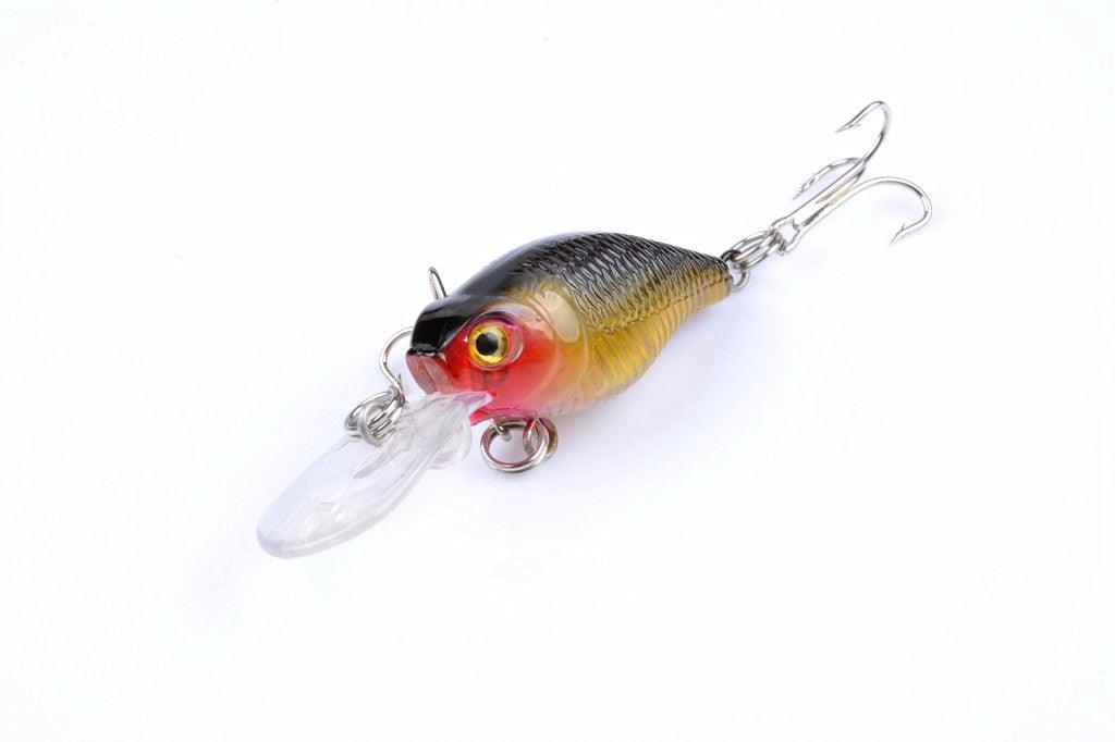 6x 6cm Popper Crank Bait Fishing Lure Lures Surface Tackle Saltwater - John Cootes