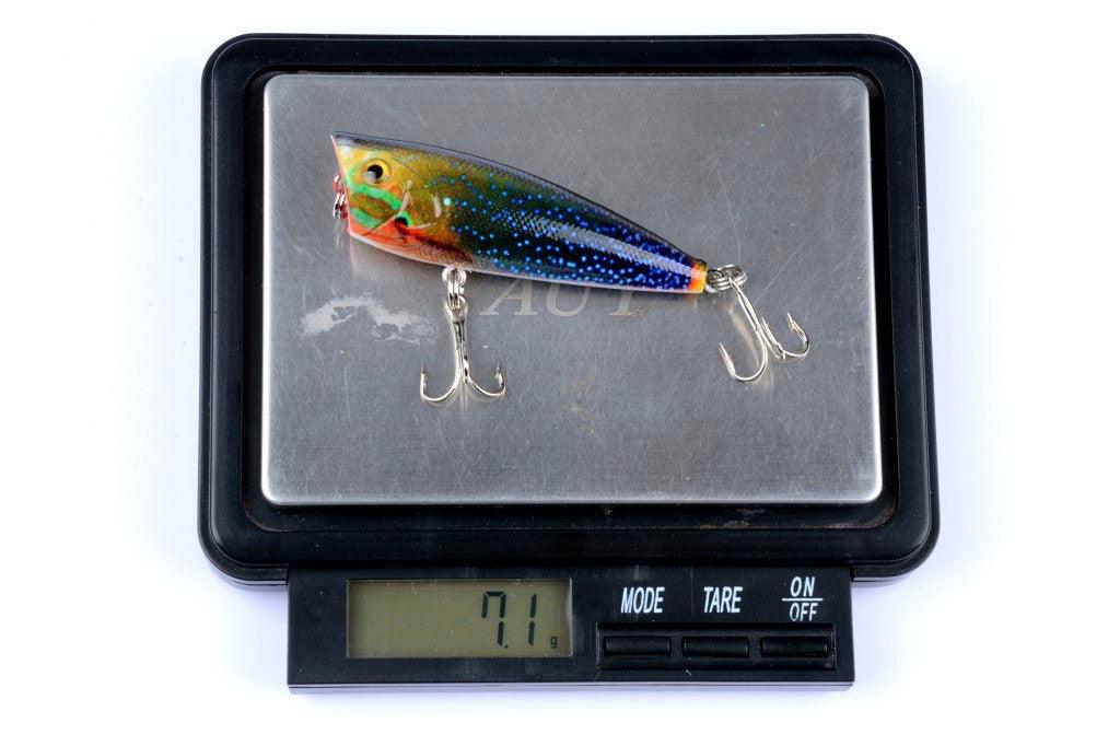 6X 6cm Popper Poppers Fishing Lure Lures Surface Tackle Fresh Saltwater - John Cootes