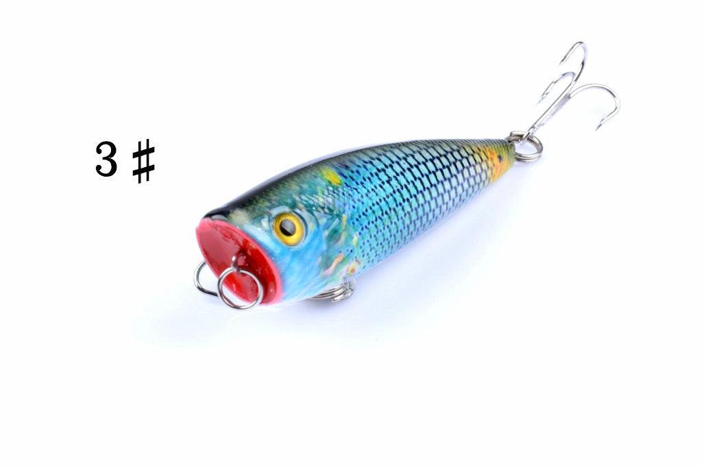 6X 6cm Popper Poppers Fishing Lure Lures Surface Tackle Fresh Saltwater - John Cootes